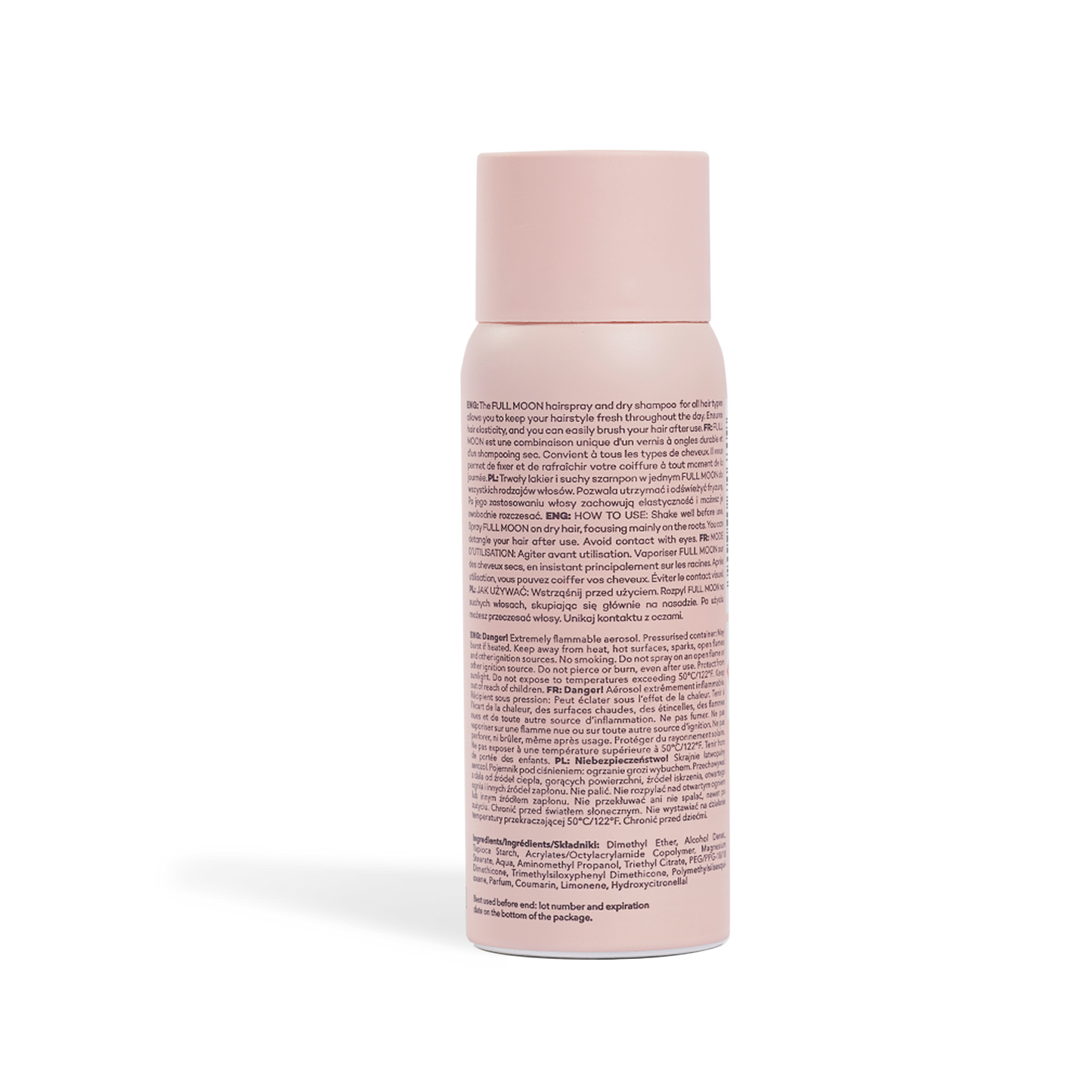 FULL MOON MINI Hairspray and dry shampoo in one 75 ml